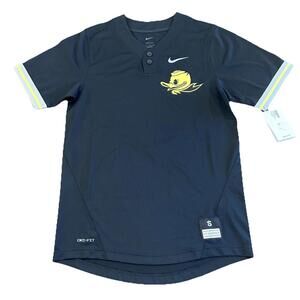 NWT Nike Oregon Ducks Replica Stitched Black Dri-Fit Jersey Sz Men's Small